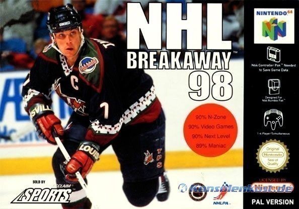 N64 - NHL Breakaway 98 (mit OVP) (gebraucht)