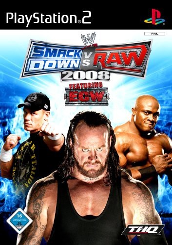 PS2 - WWE SmackDown vs. RAW 2008 (DE Version) (nur CD) (gebraucht)