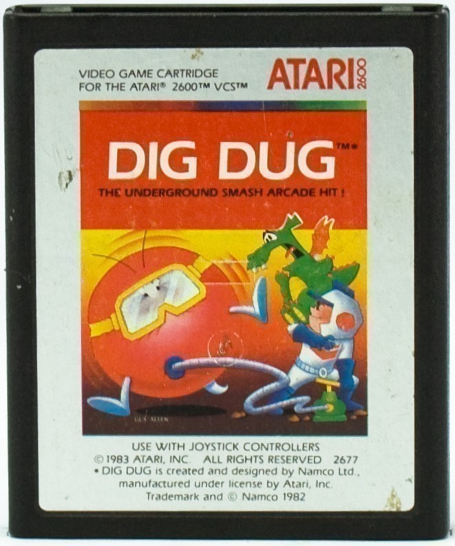 Atari 2600 - Dig Dug #Picturelabel (mit OVP) (gebraucht)