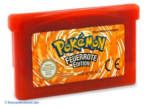 GameBoy Advance - Pokemon Feuerrote Edition (DEUTSCH) (Modul) (gebraucht)