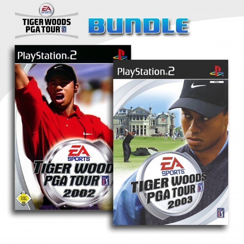 PS2 - Tiger Woods PGA Tour 2002 + Tiger Woods PGA Tour 2003 (mit OVP) (gebraucht)