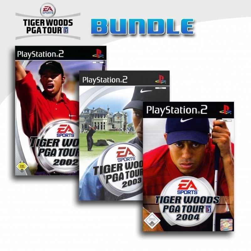 PS2 - Tiger Woods PGA Tour 3er Pack 7 (mit OVP) (gebraucht)