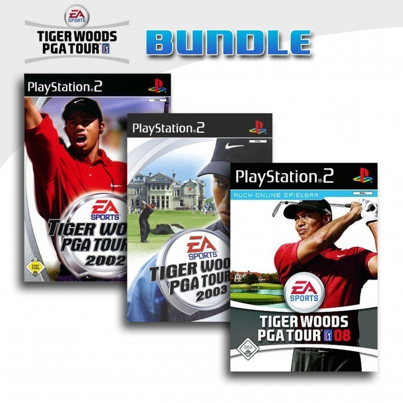 PS2 - Tiger Woods PGA Tour 3er Pack 11 (mit OVP) (gebraucht)