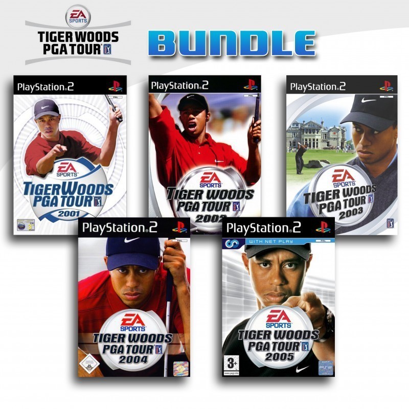 PS2 - Tiger Woods PGA Tour 6er Pack 1 (mit OVP) (gebraucht)