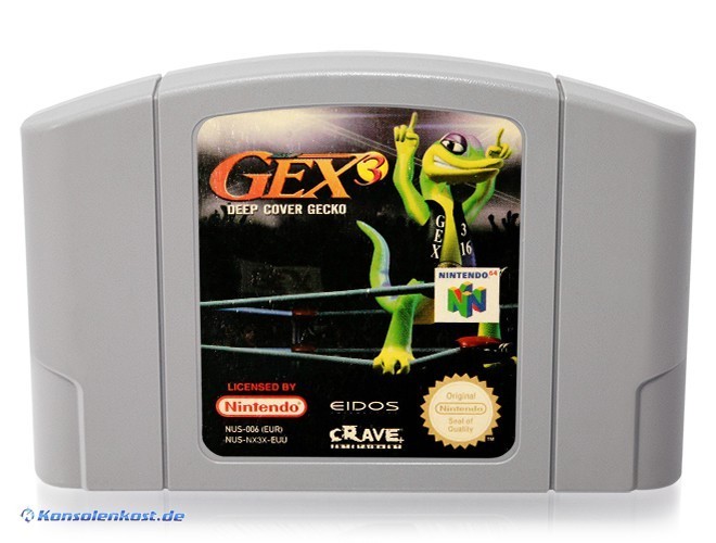 N64 - Gex 3: Deep Cover Gecko (Modul mit Anl.) (gebraucht)