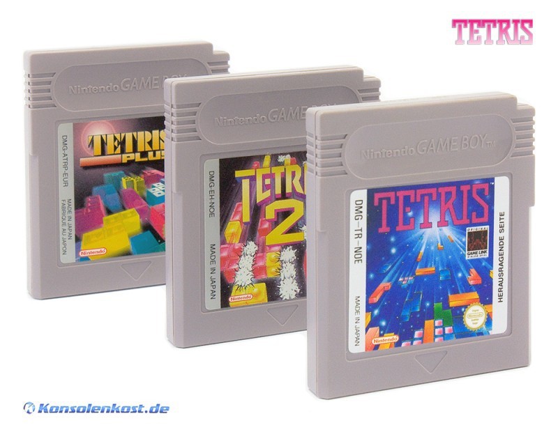 GameBoy - Tetris Bundle: Tetris + Tetris 2 + Tetris Plus (Modul)  (gebraucht) | Konsolenkost