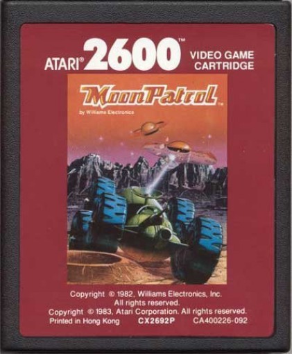 Atari 2600 - Moon Patrol #Redlabel V2 (Modul) (gebraucht)