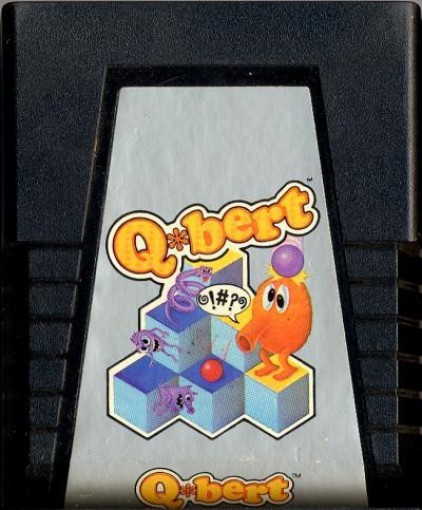 Atari 2600 - Q Bert #Silverlabel (Modul) (gebraucht)