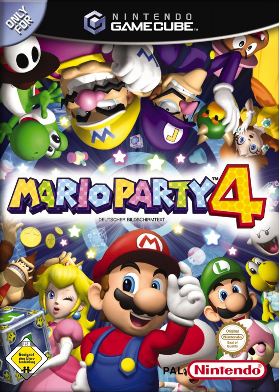 GameCube - Mario Party 4 (DE Version) (mit OVP) (gebraucht) NEUWERTIG