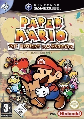 GameCube - Paper Mario: Legende vom Äonentor / Thousand Year Door (DE Version) (mit OVP) (sehr guter Zustand) (gebraucht)