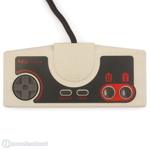 PC Engine / TurboGrafX 16 - Original Controller / Pad #weiß PI-PD001 (gebraucht)