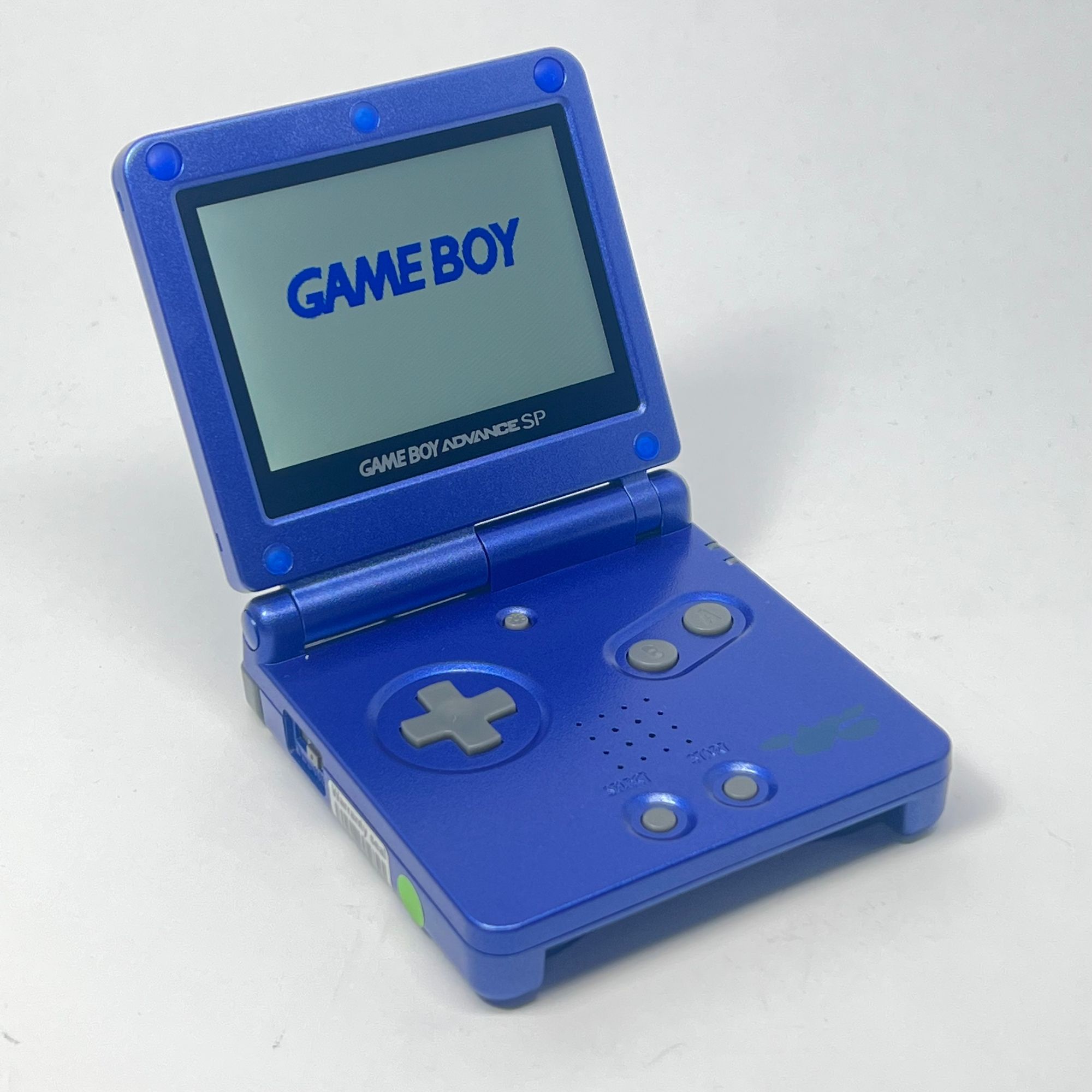 GameBoy Advance Konsole GBA SP #Kyogre IPS V2 Mod Netzteil