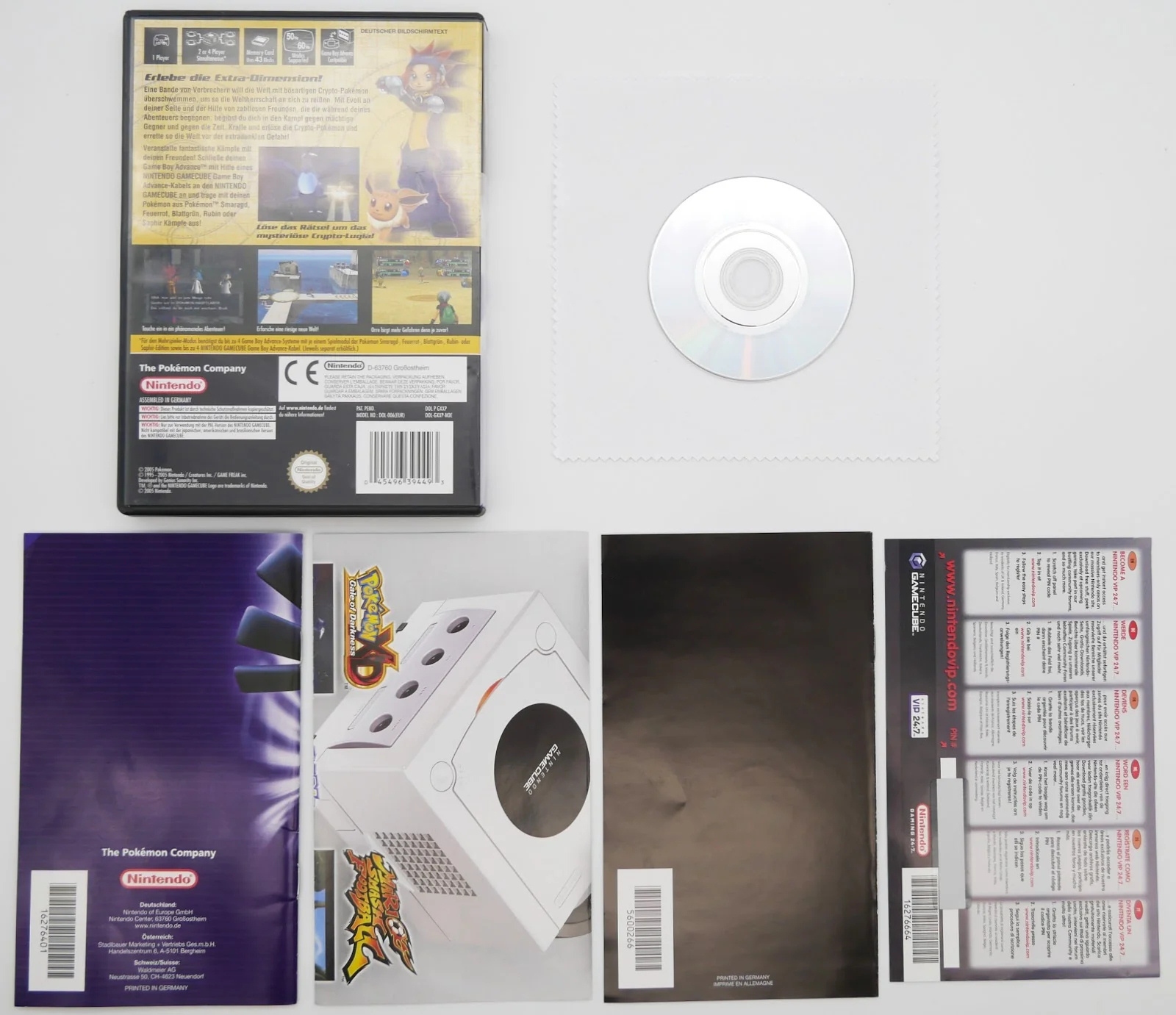 GameCube - Pokemon XD: Der dunkle Sturm / Gale Of Darkness #Pixel Grading  CIB 85 (DE Version) (mit OVP) (gebraucht) NEUWERTIG | Konsolenkost